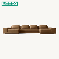 Ensemble de canapés Chesterfield modernes de luxe, cadre en bois massif, canapé-lit modulaire, rembourrage en éponge capitonné, revêtement en lin, confortable pour appartement et hôtel