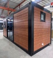 Prezzi Eccezionali Casa Container da 20 Piedi in Acciaio Resistente per Ufficio e Abitazione Monolocale, Adatta a Tutte le Stagioni, Resistente al Freddo e al Calore