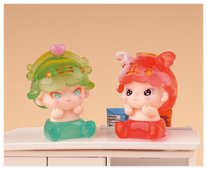 Mang Dai Chanceux Résine Ornements Lumineux Glowing Diy Zodiac Charme Mignon Enfants Mystère Aveugle Sac Grand Personnalisé Jouets Figure Fabricant - Product Image 4