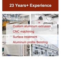Profil d'extrusion en aluminium sur mesure, dissipateur thermique haute performance avec découpe CNC et anodisation