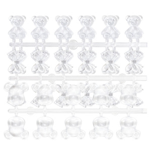 Expositor de Esmaltes de <span class=keywords><strong>Uñas</strong></span> Estilo Japonés <span class=keywords><strong>con</strong></span> Soporte de Oso y Lazo, <span class=keywords><strong>con</strong></span> Muestras Sólidas para Exhibición y Organización de Esmaltes en Gel - Product Image 3