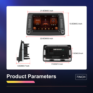 Hikity pour <span class=keywords><strong>Fiat</strong></span> <span class=keywords><strong>Panda</strong></span> 2002-2012 7 ''Android Car Radio Stereo 2 + 64G Wireless Carplay/Android Auto/<span class=keywords><strong>GPS</strong></span>/WiFi Car Audio Wholesale - Product Image 5