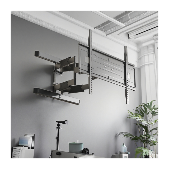 A7 Extendable Arm TV Bracket VESA 600x400 Full Motion Swivel TV Wall Mount for 32-75 Inches LED TVs