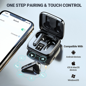 Auricolari In-Ear con Controllo Touch, Stereo HD, Cuffie Sportive da Gaming, Tipo C, TWS Wireless <span class=keywords><strong>Bluetooth</strong></span> - Product Image 3