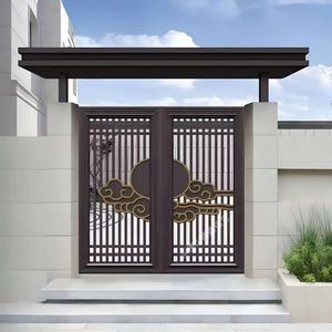 <span class=keywords><strong>Portail</strong></span> coulissant en aluminium thermolaqué écologique sur mesure, <span class=keywords><strong>prix</strong></span> usine, pour entrée de cour, treillis, portails et clôtures 3D - Product Image 1