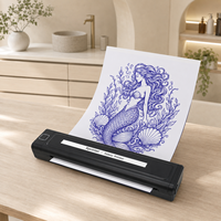 Printer Pola Tato Termal Mini A4 Baru Xprinter K82 dengan 154 Cetakan untuk Penggunaan Studio