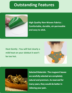 Parche Herbal de Artemisia 100% Natural Chino MQ, el Más Vendido, para Alivio del Dolor Cervical y de Hombros y Cuello, Certificado CE - Product Image 5