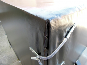 <span class=keywords><strong>Bâche</strong></span> de <span class=keywords><strong>remorque</strong></span> en PVC vinyle de qualité industrielle 18 oz, robuste, imperméable, <span class=keywords><strong>pour</strong></span> extérieur, avec bords renforcés - Product Image 4