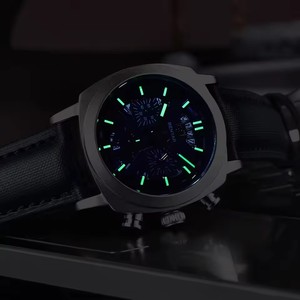 Benyar 5205 Đồng hồ nam sang trọng hàng đầu Đồng hồ nam có Đèn Ngủ Chống nước ngày giờ đồng hồ thạch anh Nam chất lượng cao bằng da + Hộp reloj - Product Image 5