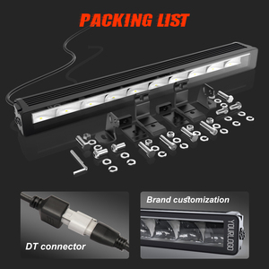 Barre lumineuse LED 4x4 homologuée ECE R10 <span class=keywords><strong>R7</strong></span> Emark R112 avec DRL blanc pour Jeep Wrangler - Product Image 6