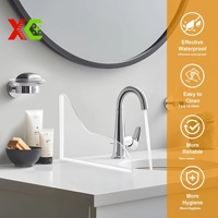 Plaque acrylique imperméable résistante aux chocs, sur mesure pour protection anti-éclaboussures de douche, baignoire et lavabo