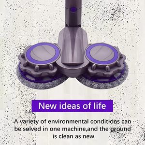 Cabezal de cepillo para fregona eléctrica con pulverizador, tanque de agua, paño de limpieza para aspiradoras Dyson V7 V8 V10 V11 V15, piezas y accesorios - Product Image 3
