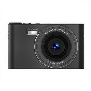 Caméra selfie 5K HD avec zoom numérique 18x, mise au point automatique et lumière d'appoint LED, compatible YouTube/TikTok, utilise une carte SD - Product Image 5