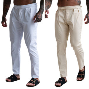 Gingtto Casual <span class=keywords><strong>pantaloni</strong></span> comodi elastici <span class=keywords><strong>pantaloni</strong></span> di <span class=keywords><strong>lino</strong></span> di cotone uomo - Product Image 1
