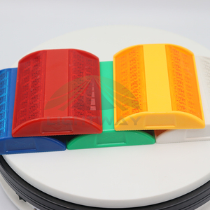 Reflectores Solares Cuadrados para Carretera, de Doble Cara, <span class=keywords><strong>ABS</strong></span>, IP68, Impermeables, de Alto Brillo, sin Necesidad de Energía, Montaje en Suelo - Product Image 4