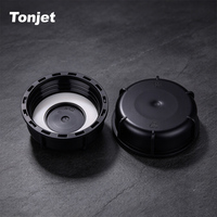 Bouchon de remplacement pour réservoir IBC Tonjet S100x8 à filetage femelle avec joint d'étanchéité central à disque rond et rebord extérieur large