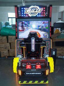 Machine de jeu d'arcade simulateur de course automobile avec écran 3D dynamique de 55 pouces et accepteur de billets à monnayeur - Product Image 4