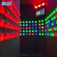 Usine Active Gaming Travail d'équipe Interactive Push Led Light Button Sport Jeux d'escalade Conception Activer le jeu