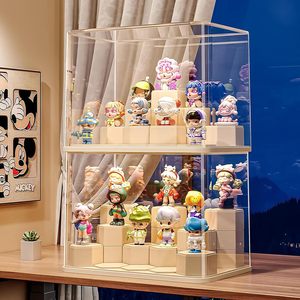 Wholesale Modern <b>Large</b> Transparent Rectangle PET Waterproof Eco-Friendly Blind <b>Box</b> Display Stand Kids Toys Organizer DIY Blocks - Product Image 1