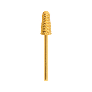 Foret à ongles en carbure de tungstène grand format avec revêtement doré pour perceuse électrique de manucure - Product Image 2