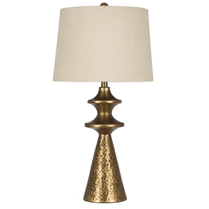 Lámpara de Mesa Moderna de Metal Dorado en Forma de Cono, sin Pantalla, para Sala de Estar, Mesita de Noche, Oficina, Escritorio - Product Image 5