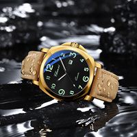 Montre à quartz de luxe CHENXI 8254 pour homme, étanche, avec calendrier, aiguilles lumineuses, bracelet de 24 mm, boîtier carré, pour homme et femme