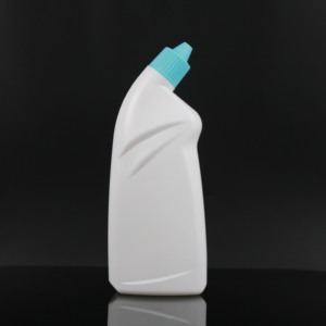 plastic PE 700ml toilet bowl cleaner bottle spray cleaner bottle