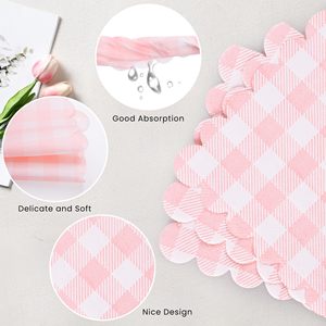 Classic <strong>Tartan</strong> Print Disposable 2-Ply Paper <strong>Napkins</strong> Bag Style Drinking <strong>Napkin</strong> - Product Image 3