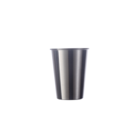 Gobelet en aluminium coloré personnalisé, tourné CNC, pour bière et eau, avec base rotative en métal