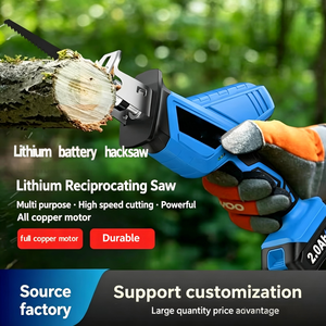 Mini Sierra Recíproca Inalámbrica con Batería de Litio de 2.0Ah, Herramienta de Corte para Jardín y Exteriores - Product Image 3