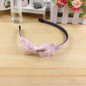 Bandeau en tissu avec nœud pour enfants, couleurs mélangées, accessoire pour cheveux à usage quotidien, fabriqué à la main, origine Jinhua, hiver 2021 - Product Image 4