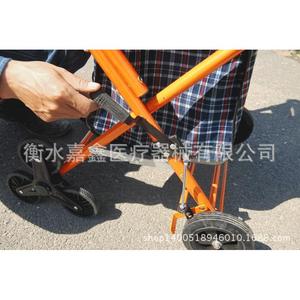 Jiaxin Senior Shopping Cart 40cm <b>Foldable</b> With Seat For Elderly Outdoor Use - Product Image 2