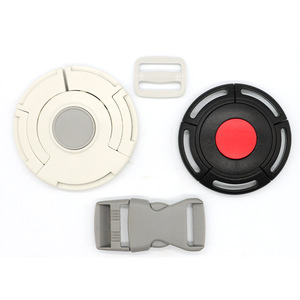 Boucle de sécurité pour poussette bébé, 26mm x 32mm, attache en plastique à cinq points pour 0-3 ans - Product Image 3