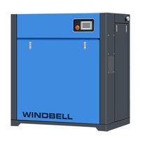 Compresseur d'air industriel à vis à aimant permanent à fréquence variable (VSD) à faible consommation d'énergie et faible bruit 37 kW 50 CV 8 bars