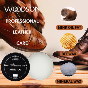 Acondicionador de cuero profesional Cuidado de los muebles Cuero <span class=keywords><strong>Pasta</strong></span> impermeable Aceite de visón <span class=keywords><strong>para</strong></span> botas de cuero - Product Image 5