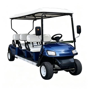 Carrito de Golf Eléctrico de 4 Ruedas y 6 Pasajeros, Color Personalizado, Baja Velocidad, para Turismo, con Certificación CE, Alcance de 30 km, Velocidad Máxima de 30 km/h - Product Image 6