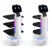 Robot de livraison commercial intelligent Humanoïde Robot de restauration programmé par l'IA Télécommande Livraison automatique de cascades