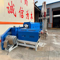 Recyclage des déchets bbs bb ball pvc pp eps pet wpc plastique cire granulés fabrication granulateur extrudeuse granulation machine