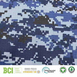 Tela de Camuflaje con Impresión Digital, 60% Algodón, 40% Poliéster, 45/2x45/2, 195GSM, Hilo Ripstop, Tela de Camuflaje del Ejército de la Marina de Bangladesh - Product Image 3