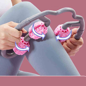 SHENGDE Mini mujer portátil Circular relajante equipo para mano pierna cuerpo ejercicio PVC ABS adultos Yoga palo de masaje - Product Image 3