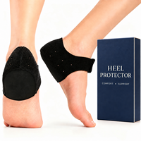 Protections de talon en gel pour fasciite plantaire, tendinite d'Achille, talons fendillés, coussinets de soulagement de la douleur au talon pour les soins des pieds
