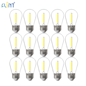 Nhà máy cung cấp S14 <span class=keywords><strong>LED</strong></span> Edison bóng đèn 1 Wát E26 120V rõ ràng nhựa ấm trắng cổ điển <span class=keywords><strong>Filament</strong></span> ánh sáng cho chuỗi đèn trang trí - Product Image 1