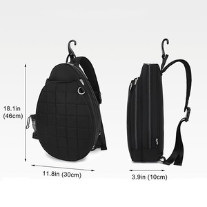 Sac à bandoulière matelassé pour <span class=keywords><strong>raquette</strong></span> de tennis, sac de rangement, sac de transport, <span class=keywords><strong>pochette</strong></span> pour <span class=keywords><strong>raquette</strong></span> de pickleball, <span class=keywords><strong>raquette</strong></span> de <span class=keywords><strong>badminton</strong></span>, OEM - Product Image 3