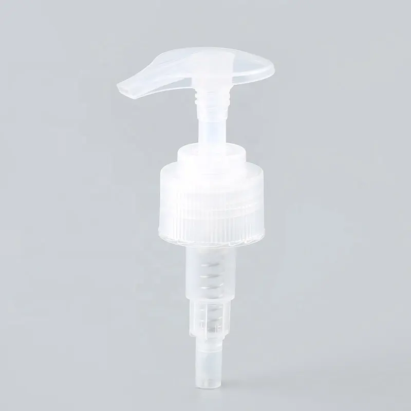 Bouchon de bouteille cosmétique, pompe à lotion 28/410 en plastique rainuré avec vis de verrouillage, 10 pièces
