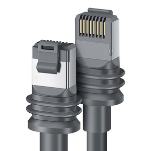 Câble Ethernet de remplacement Cat5e SSTP D‑sunty Starlink Gen3 V3 Standard Kit, conducteur en cuivre massif 24AWG, gris, longueur personnalisée - Product Image 1