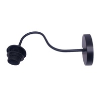 Lampe murale en cuivre DIY Ruyi, alimentation directe usine, douille E27, support de lampe 250V noir, garantie 3 ans