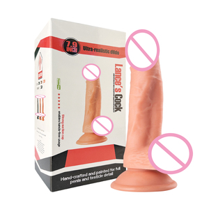 Hochwertige 20cm Damen Saugnapf <span class=keywords><strong>Dildo</strong></span> Factory beste Sexspielzeug - Product Image 4
