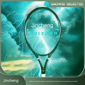 Raqueta <span class=keywords><strong>de</strong></span> Pádel <span class=keywords><strong>de</strong></span> tenis <span class=keywords><strong>de</strong></span> 27 pulgadas, agarre <span class=keywords><strong>de</strong></span> EVA integrado <span class=keywords><strong>de</strong></span> fibra <span class=keywords><strong>de</strong></span> aluminio y carbono para entrenamiento en deportes al aire libre, competición para hombres y mujeres - Product Image 3