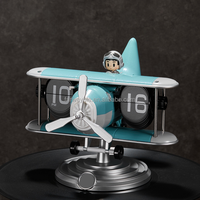 Horloge de bureau automatique à quartz en plastique, design moderne, lumineuse, créative, carrée, décorations de bureau