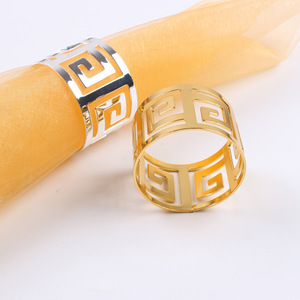 All'ingrosso G065 festa nuziale portatovagliolo e supporto <span class=keywords><strong>oro</strong></span> rosa e argento in acciaio inox fornito caratteristica - Product Image 4